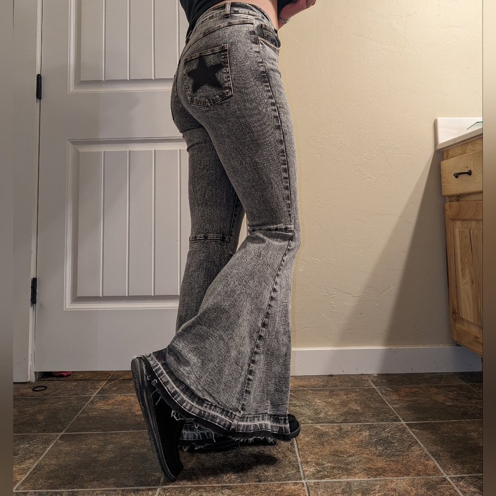 Bell bottom jeans